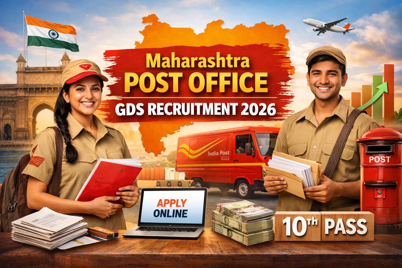 Maharashtra Post Office GDS vacancy 2026 online application